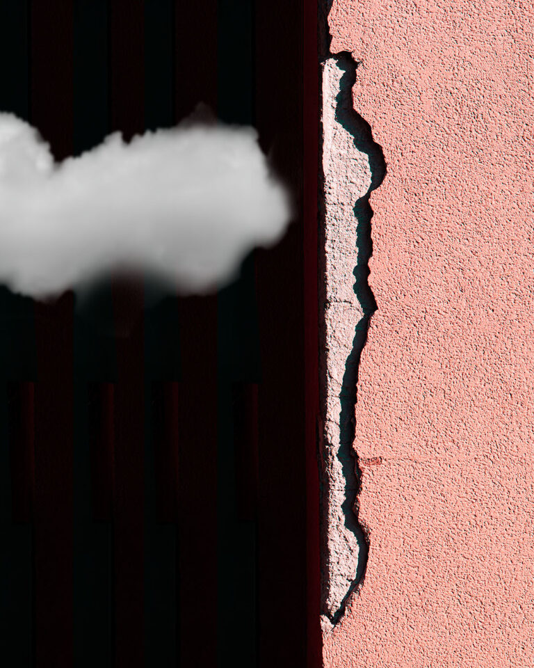 Building edge against sky and clouds, Berlin